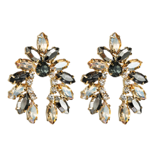 Load image into Gallery viewer, Amari - Crown Gemstone Earrings
