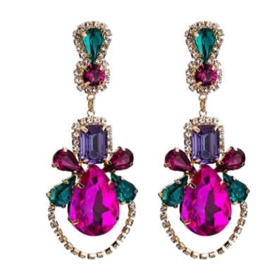 Aurora_BomBon Collections_Gemstone Collection_Drop Earrings_Fashion_