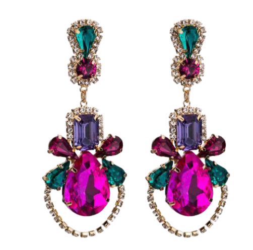 Aurora_BomBon Collections_Gemstone Collection_Drop Earrings_Fashion_