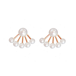 Belle - Quadri-Pearl Stud Earring (Petite)