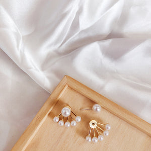 Belle - Quadri-Pearl Stud Earring (Petite)