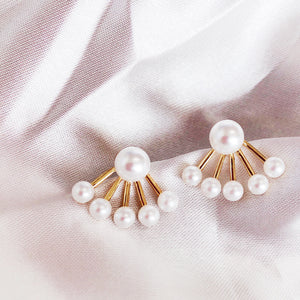 Belle - Quadri-Pearl Stud Earring (Petite)