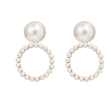 Load image into Gallery viewer, Luna_BomBon Collections_Pearl_Collections_Earrings_Fashion
