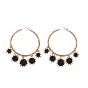 Brooklyn - Star Cluster Hoop Earrings