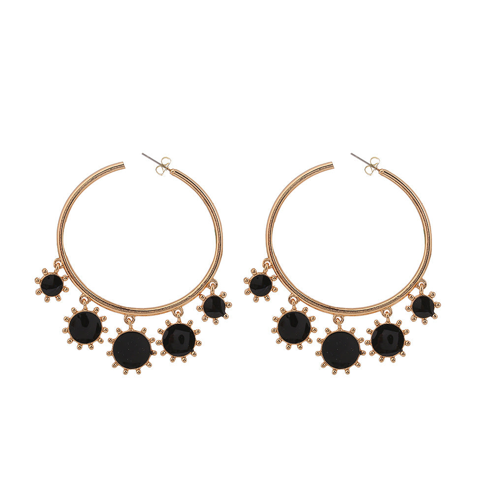 Brooklyn - Star Cluster Hoop Earrings