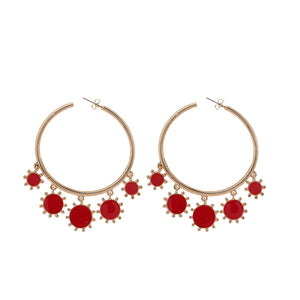 Brooklyn - Star Cluster Hoop Earrings