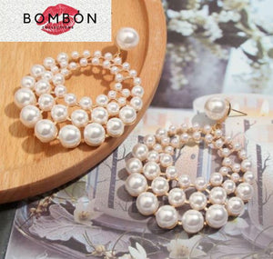 Carmen - Multi Layer Pearl Earrings