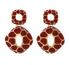 Load image into Gallery viewer, Cora - Leopard Print Earrings (Petite)
