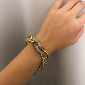 Demi - Twist Link Chain Bracelet