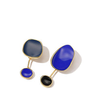 Load image into Gallery viewer, Ella - Asymmetrical Drop Earrings
