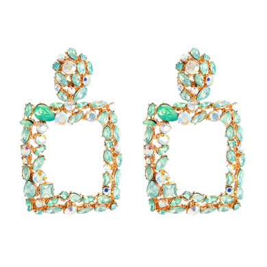 Gianna_Turquoise_BomBon Collections_Gemstone_Collections_Earrings_Fashion