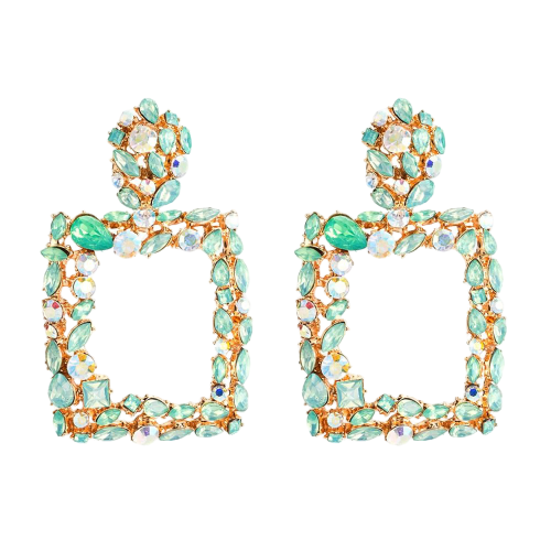 Gianna_Turquoise_BomBon Collections_Gemstone_Collections_Earrings_Fashion