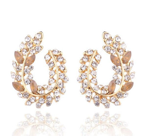 Leena* - Leaf Stud Earring (Petite)