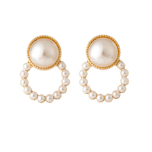 Load image into Gallery viewer, Quinn_BomBon Collections_Pearl_Collections_Earrings_Fashion
