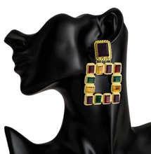 Load image into Gallery viewer, Savannah - Technicolor Modern Vintage Earrings
