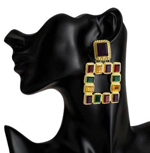 Savannah - Technicolor Modern Vintage Earrings