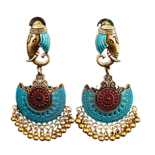 Load image into Gallery viewer, Raine - Elephant Beaded Drop Earrings
