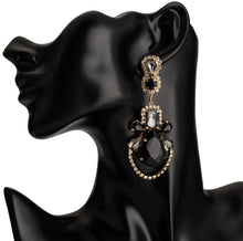 Load image into Gallery viewer, Aurora - Gemstone Diamante Drop Earrings
