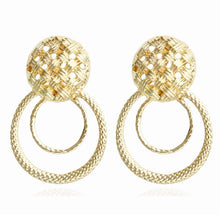 Load image into Gallery viewer, Diliah - Dual Ring Earrings
