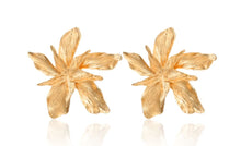 Load image into Gallery viewer, Zula - Gold Plated Floral Earring
