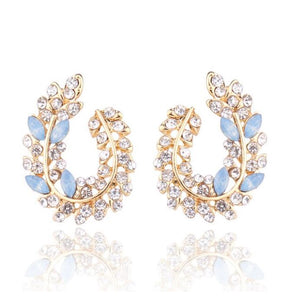 Leena* - Leaf Stud Earring (Petite)