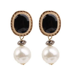 Porsha* - Vintage Pearl Drop Earrings