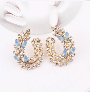 Leena* - Leaf Stud Earring (Petite)