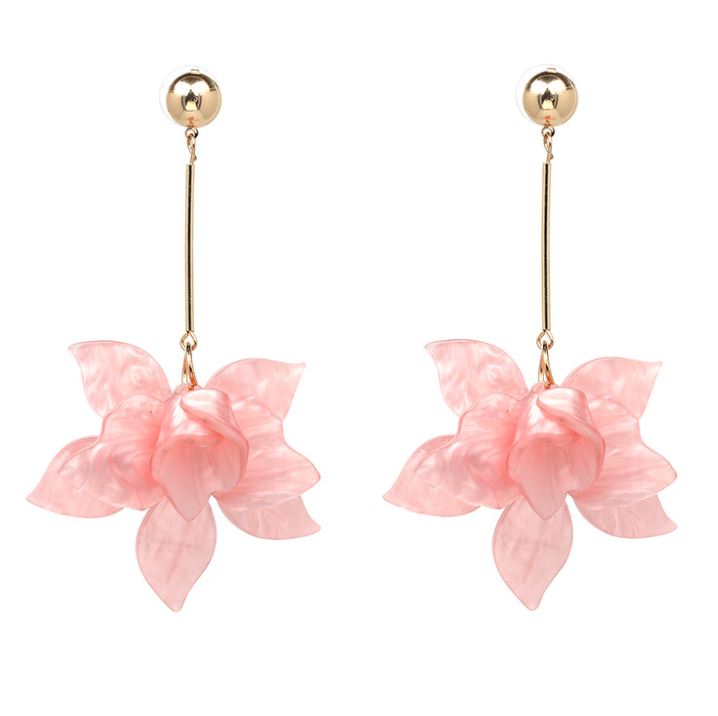 Katie* - Floral Drop Earring