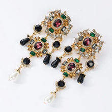 Load image into Gallery viewer, Giovanna - Regal Gold Drop Earring
