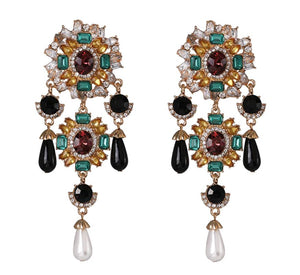 Giovanna - Regal Gold Drop Earring